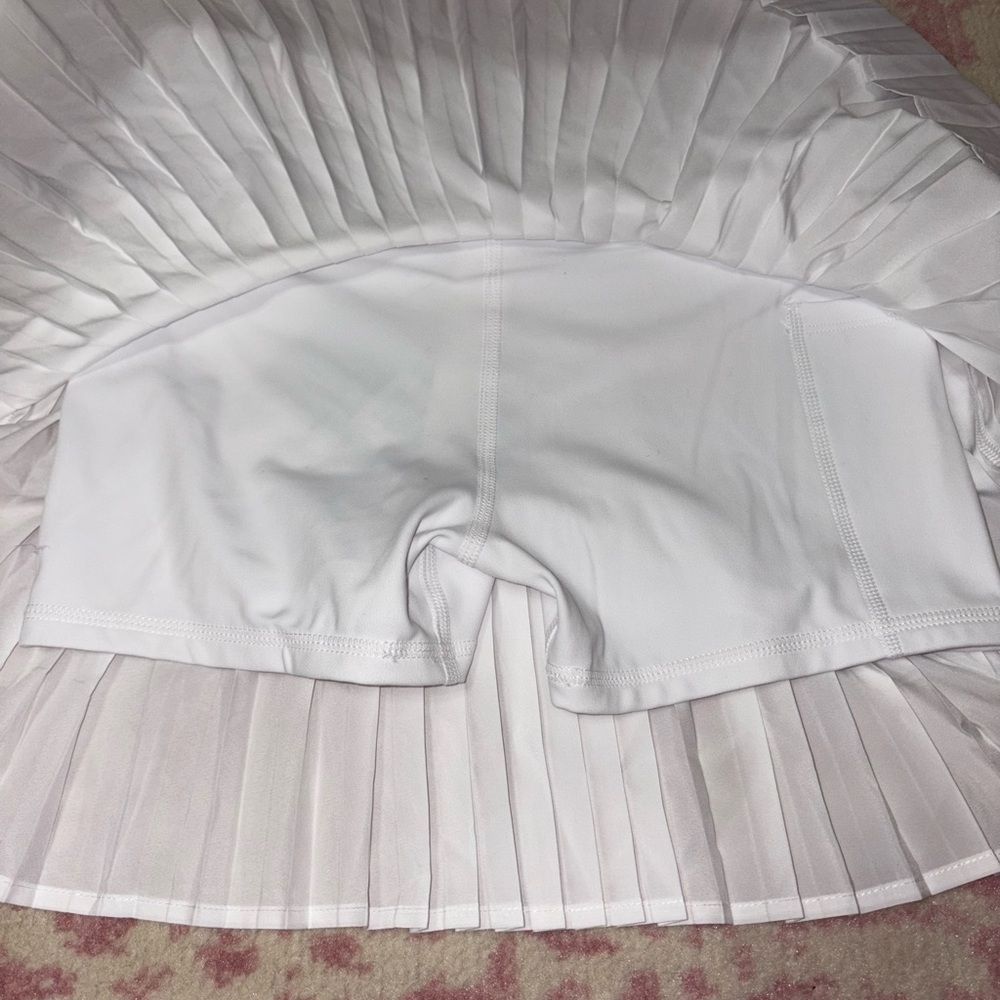 Fabletics Hot Shot Classic White Pleated Sporty Mini Skirt Women’s XS - Picture 13 of 13